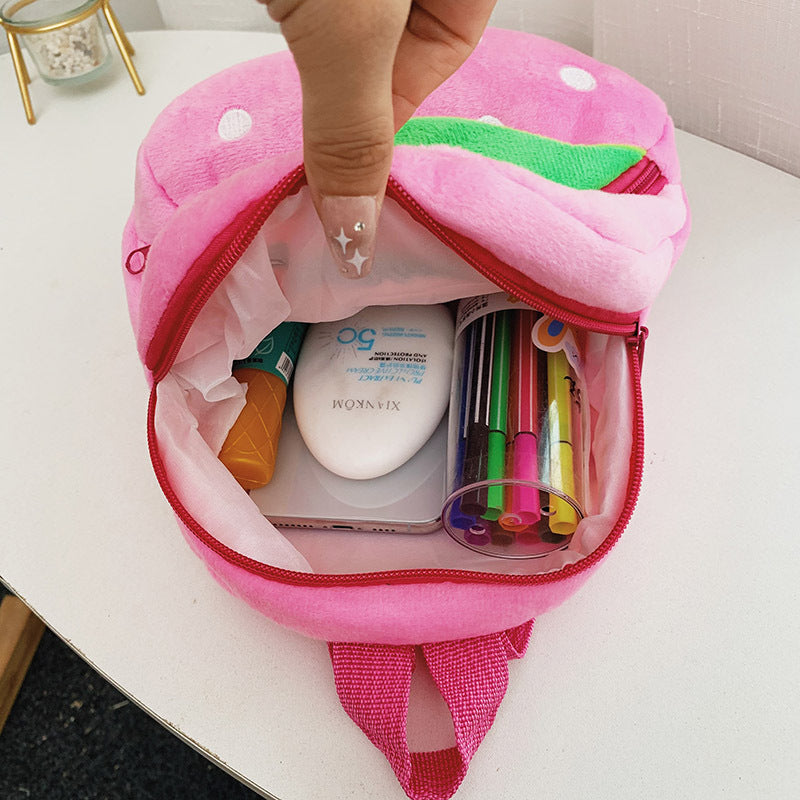Early Childhood Education Cute Baby Children Plush School Bag